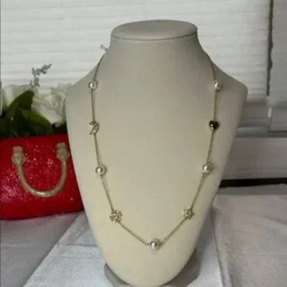 Brand New Tory Burch gold necklace